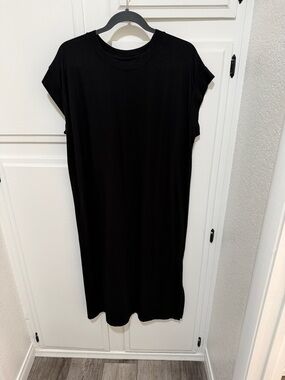 a new day Black Sleeveless Tee Dress